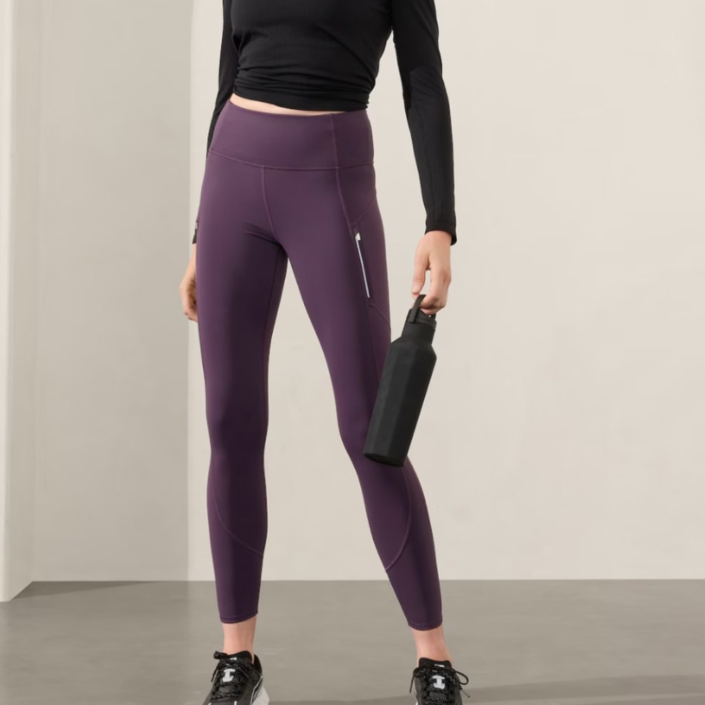 Athleta High Rise Rainier Ankle Leggings size 2XS